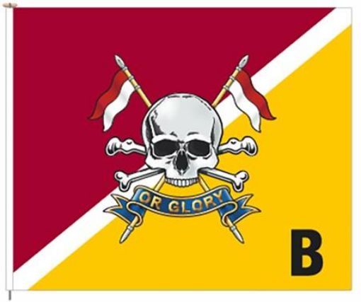 Picture of The Royal Lancers B Squadron Flag 36" by 30"