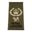 Picture of The Royal Lancers Rank slide - Olive - RQMS with H&T - Tudor Crown