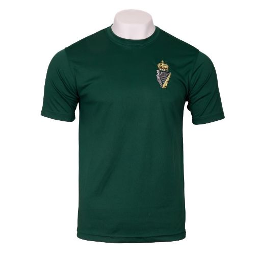 Picture of RL Bottle Green Wicking T-Shirt - Sqn B - Emb Badge on Left Chest - Medium - Tudor Crown