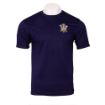 Picture of RL Oxford Navy Wicking T-Shirt - Sqn D - Emb Badge on Left Chest with Print on Reverse - Large