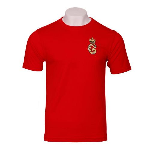Picture of RL Red Wicking T-Shirt – Sqn C - Emb Badge on Left Chest with Print on Reverse - Large 