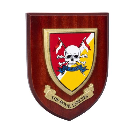 Picture of Plaque - The Royal Lancers - Silk Screened