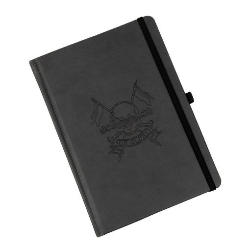 Picture of Notebook - Royal Lancers A5 Black Hardback - Embossed Tuscon – Lined