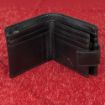 Picture of Royal Lancers - Black Leather Wallet with Regimental Ribbon - supplied in box