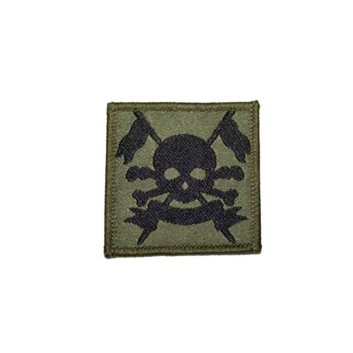 Picture of The Royal Lancers TRF - Skull/Crossbones/Lances - Olive/Black - Pack of 5