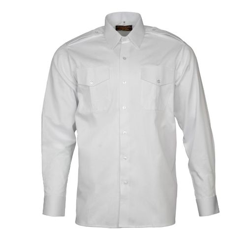 Picture of Male Officers White Shirt - 17" Collar